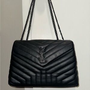 COPY - Yves Saint Laurent Black Quilted Shoulder Bag
